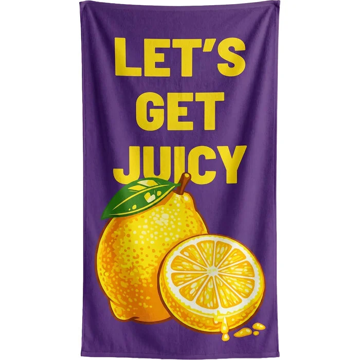 Φωτογραφία προϊόντος: KARE Πετσέτα Θαλάσσης Juicy Lemon Μωβ 90x170εκ. - Πολύχρωμο