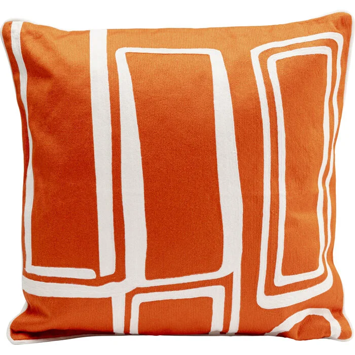 Φωτογραφία προϊόντος: KARE Μαξιλάρι Arty Square Ύφασμα Πορτοκαλί 50*15*50εκ. - Πολύχρωμο - 50Μx15Πx50Υ