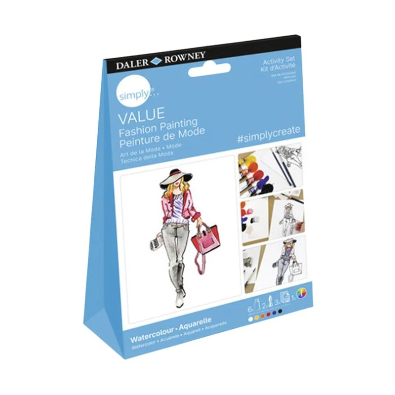 Φωτογραφία προϊόντος: Σετ Ζωγραφικής Daler Rowney Fashion Painting 12τμχ 15x23cm D134900111