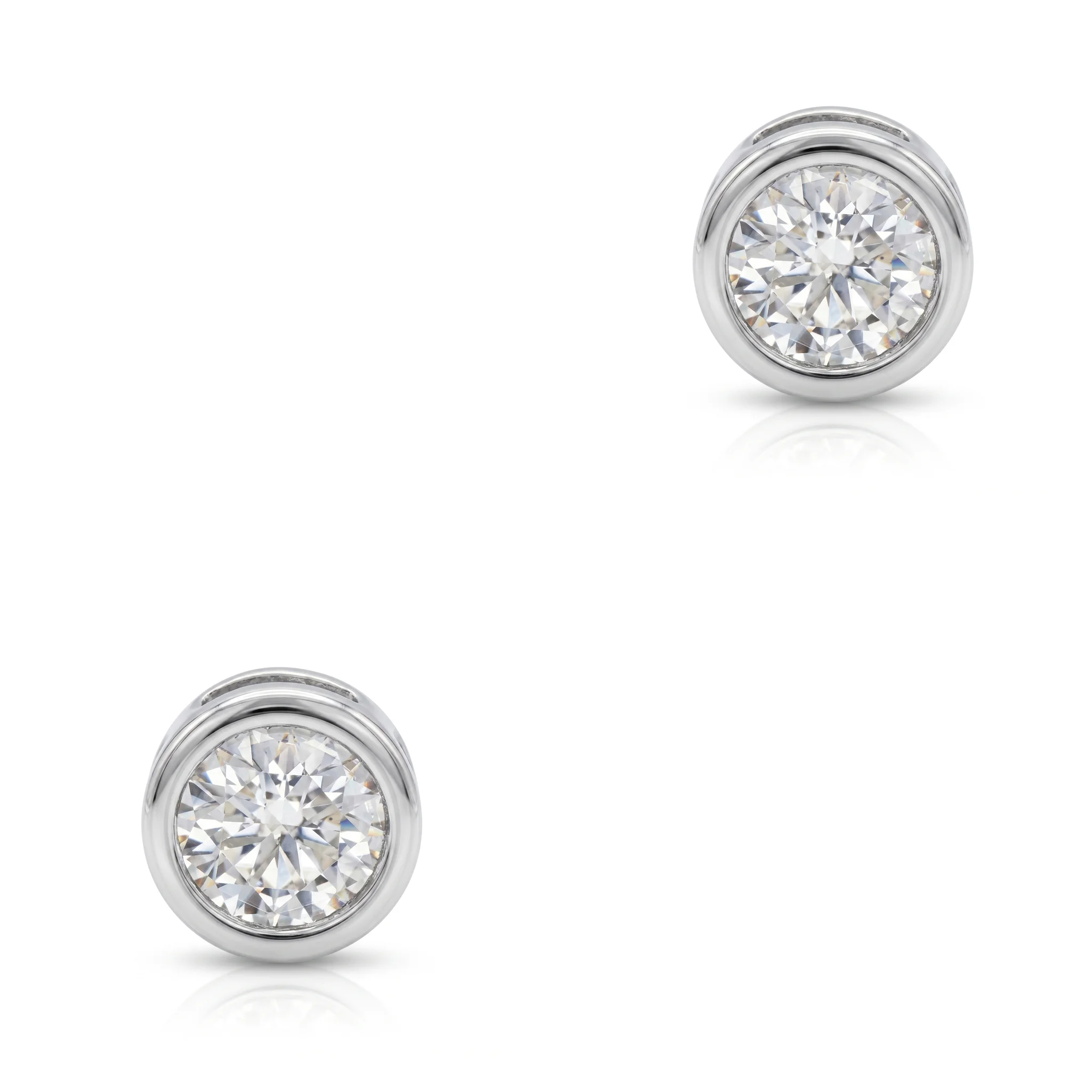 Φωτογραφία προϊόντος: Σκουλαρίκια με Moissanite Diamonds από Ασήμι SK4065