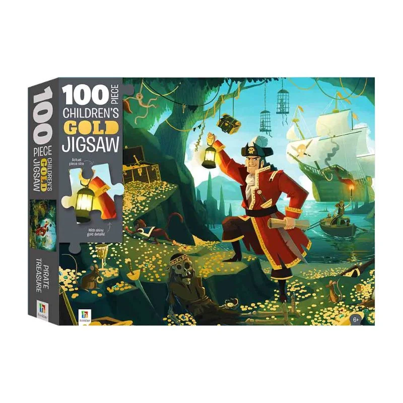 Φωτογραφία προϊόντος: Παιδικό Puzzle Hinkler Pirate Treasure 22x28cm 100pcs 6+ Ετών