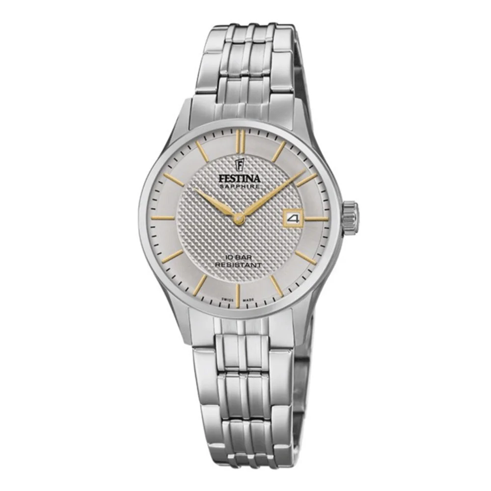Φωτογραφία προϊόντος: FESTINA Swiss Made Silver Stainless Steel Bracelet F20006/2