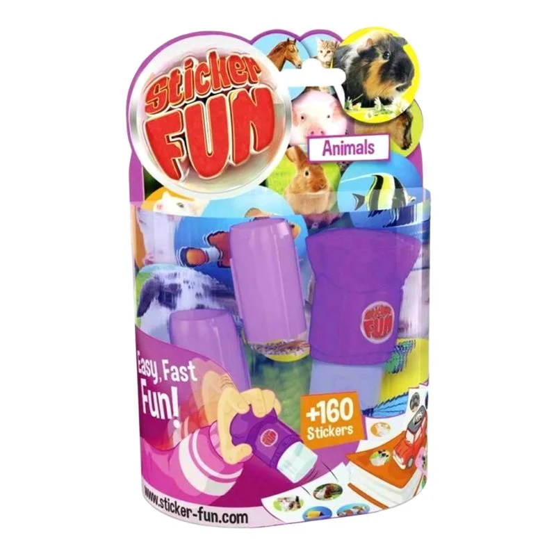 Φωτογραφία προϊόντος: Aυτοκόλλητα Goliath Sticker Fun Animals 160pcs Μωβ 4+ Ετών 23544