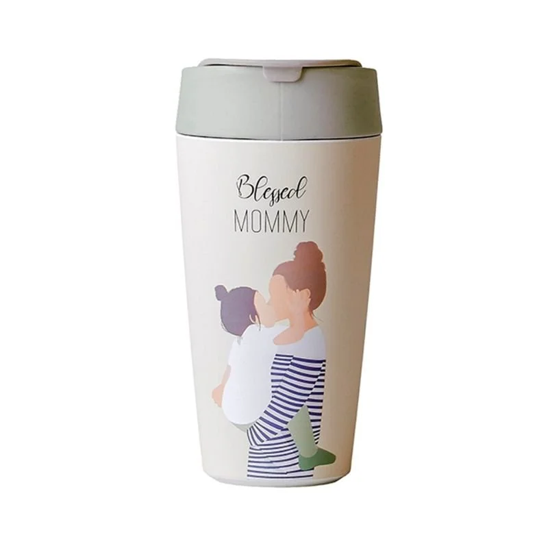 Φωτογραφία προϊόντος: Κούπα Μπαμπού Chic Mic Bioloco Plant Blessed Mommy 420ml Μπεζ BPD130