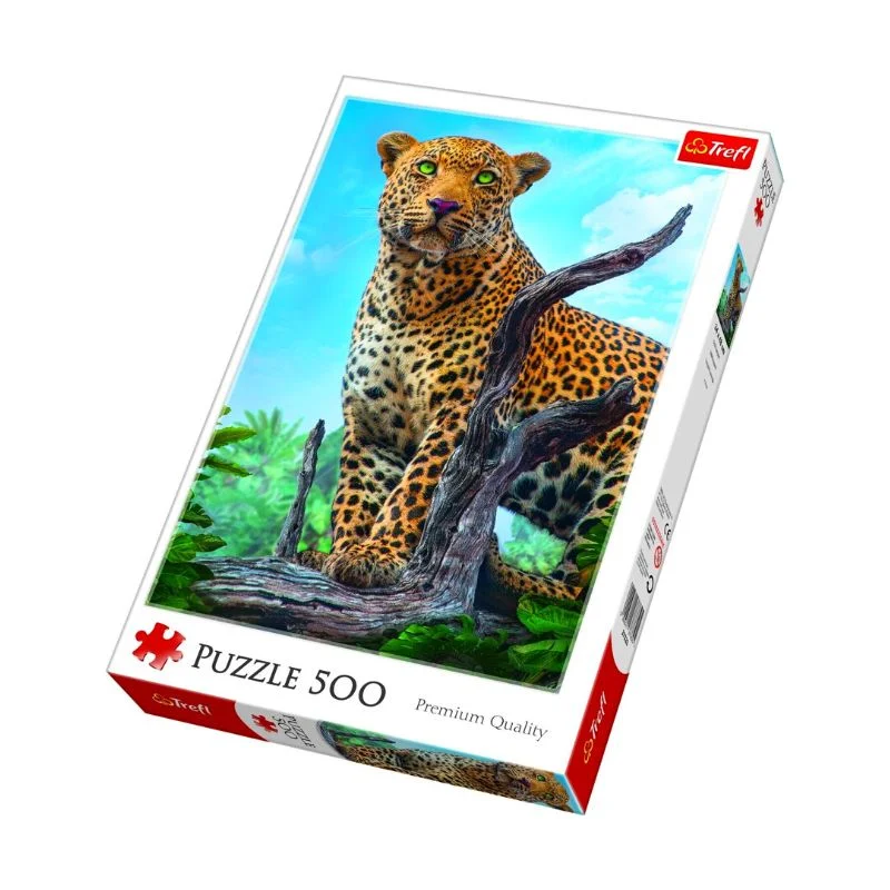 Φωτογραφία προϊόντος: Puzzle Trefl Wild Leopard 34x48cm 500pcs 10+ Ετών 37332