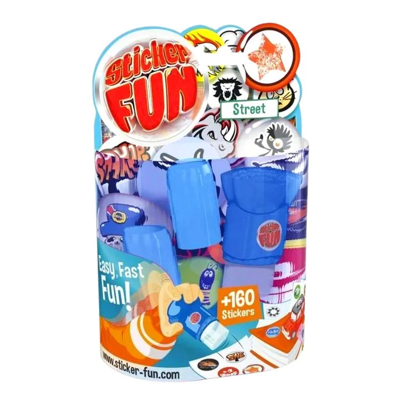 Φωτογραφία προϊόντος: Aυτοκόλλητα Goliath Sticker Fun Street 160pcs Γαλάζιο 4+ Ετών 23546