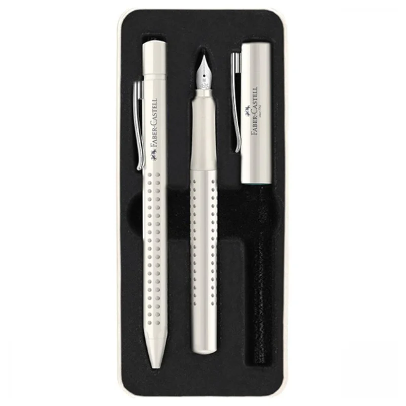 Φωτογραφία προϊόντος: Σετ Στυλό και Πένα Faber-Castell Grip Coconut Milk Λευκό 201527