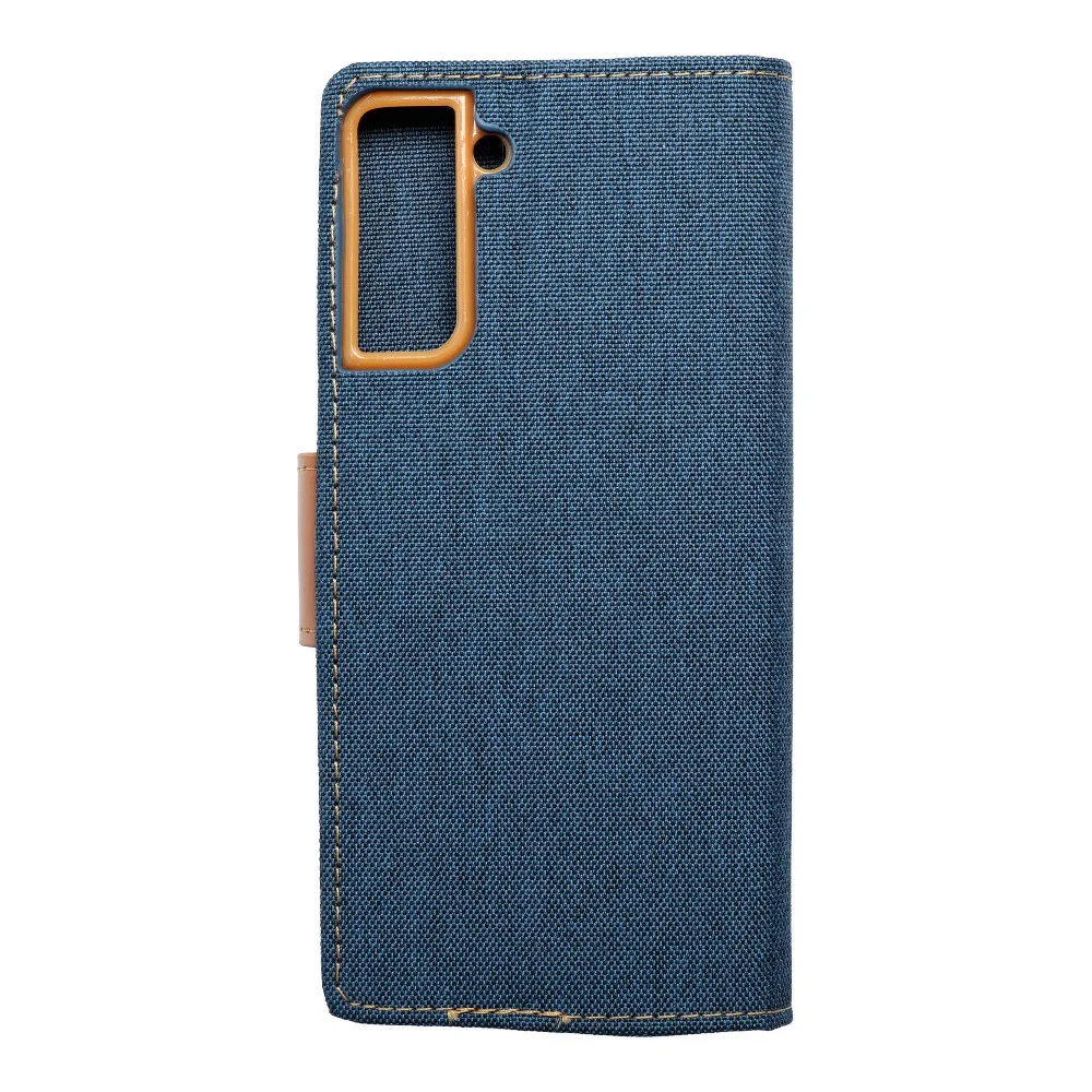 Φωτογραφία προϊόντος: OEM Canvas Book case for SAMSUNG S21 Plus navy blue