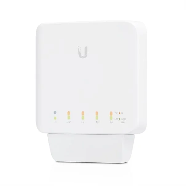 Φωτογραφία προϊόντος: Ubiquiti Networks Ubiquiti Switch UniFi 5xRJ45 GBit PoE Indoor/Outdoor Without PoE adapter / Without power supply. USW-FLEX