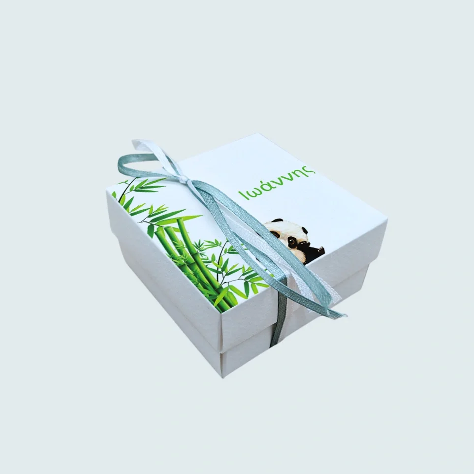 Φωτογραφία προϊόντος: Ecobags Μπομπονιέρα Βάπτισης Κουτάκι με Εκτύπωση και Κουφέτα Χατζηγιαννάκης Θέμα Αρκουδάκι - Πάντα - 2