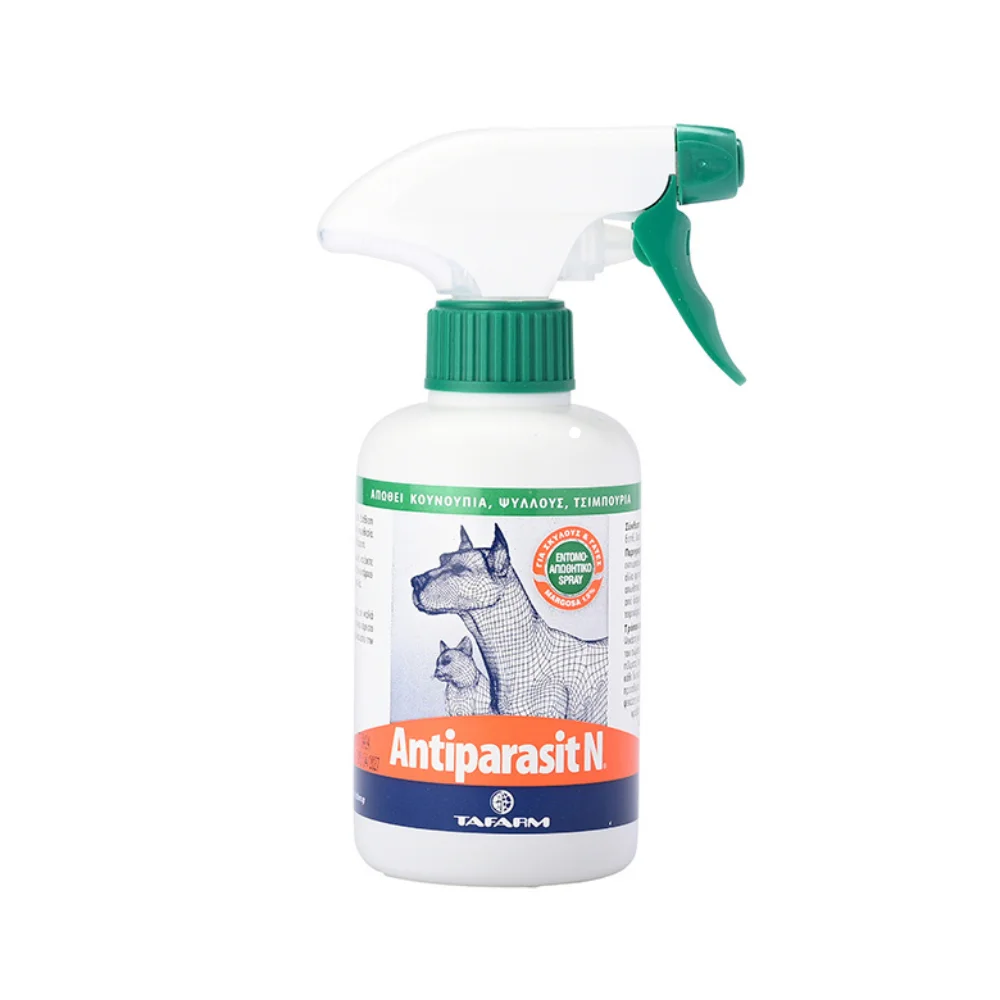 Φωτογραφία προϊόντος: Tafarm Antiparasit N Spray 250ml – Εντομοαπωθητικό για Σκύλους + Γάτες