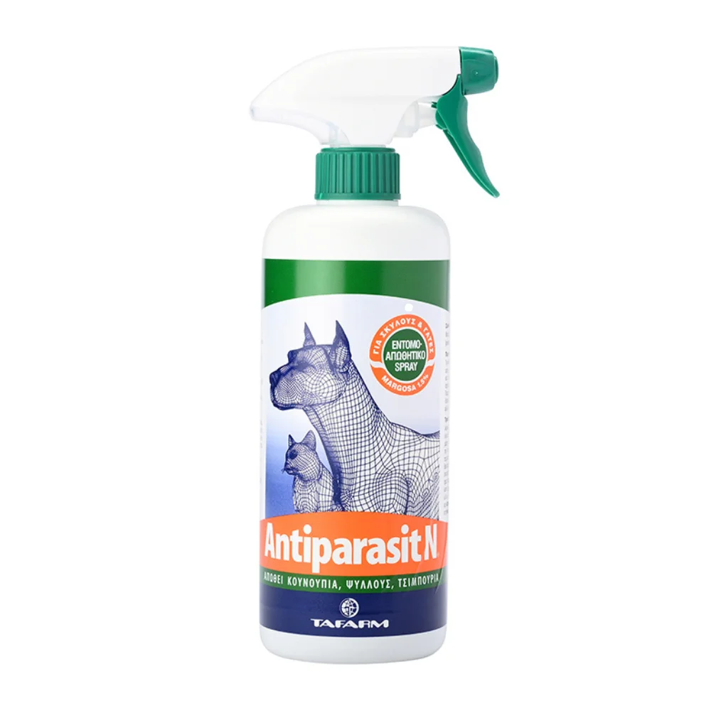 Φωτογραφία προϊόντος: Tafarm Antiparasit N Spray 500ml – Εντομοαπωθητικό για Σκύλους + Γάτες