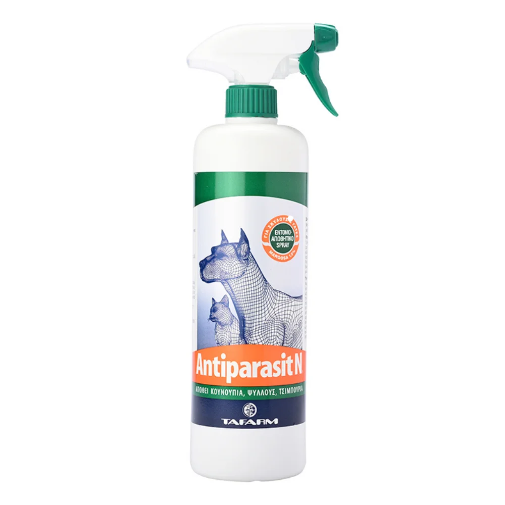 Φωτογραφία προϊόντος: Tafarm Antiparasit N Spray 750ml – Εντομοαπωθητικό για Σκύλους + Γάτες