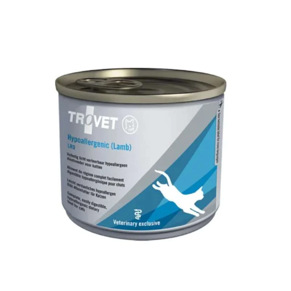 Φωτογραφία προϊόντος: Trovet Cat Hypoallergenic Lamb 200gr – Υποαλλεργική Κλινική Υγρή Τροφή για Γάτες με Τροφική Υπερευαισθησία