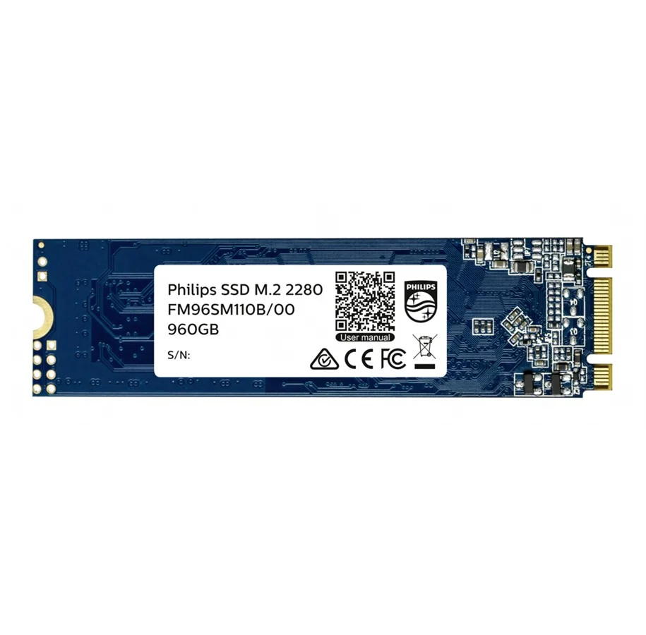 Φωτογραφία προϊόντος: Philips Internal SSD M.2 2280 960GB FM96SM110B/00