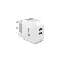 Φωτογραφία προϊόντος: Celly Turbo Charge Travel Adapter 2 USB 3.4A Αντάπτορας