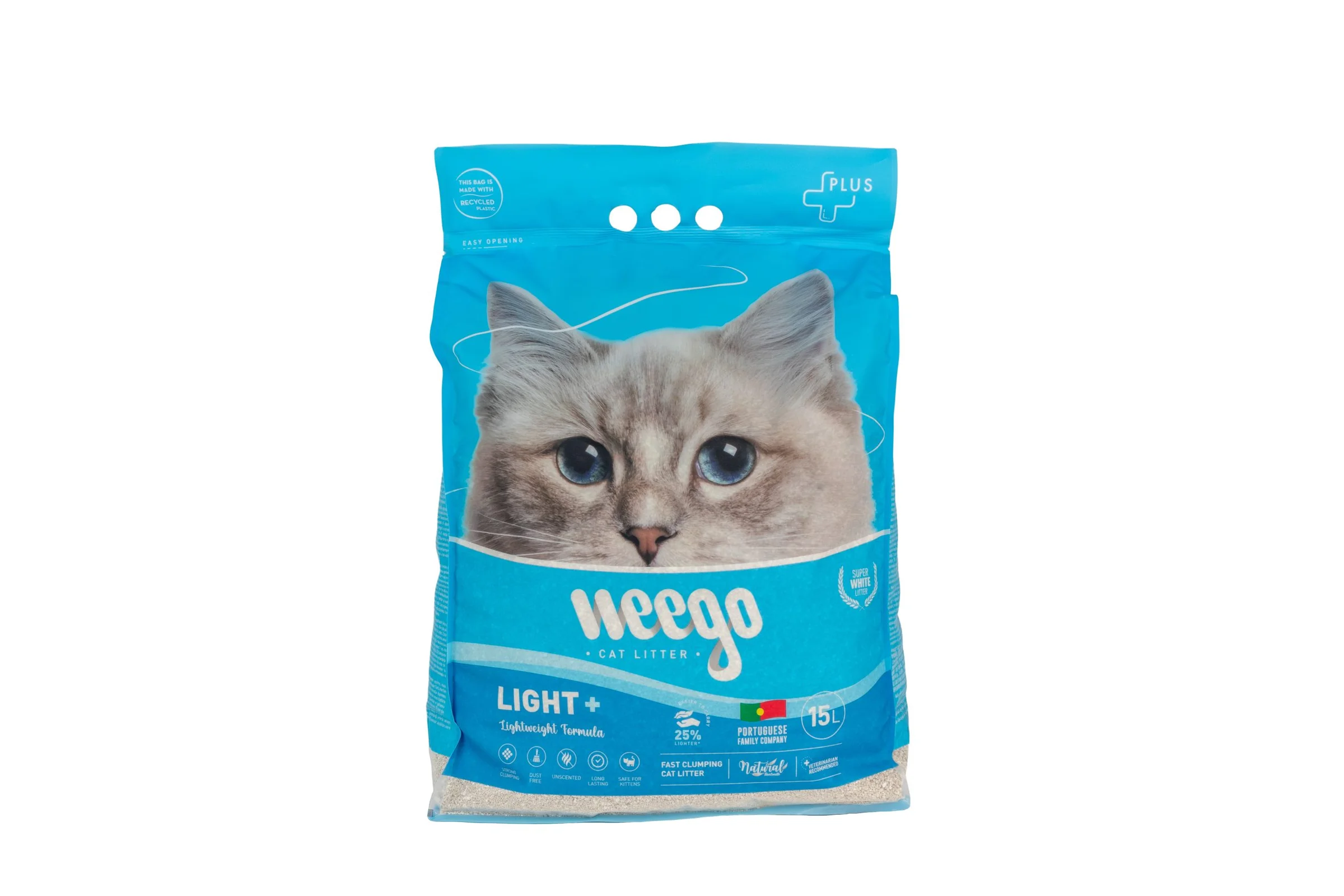 Φωτογραφία προϊόντος: WEEGO LIGHT PLUS CAT LITTER 15L