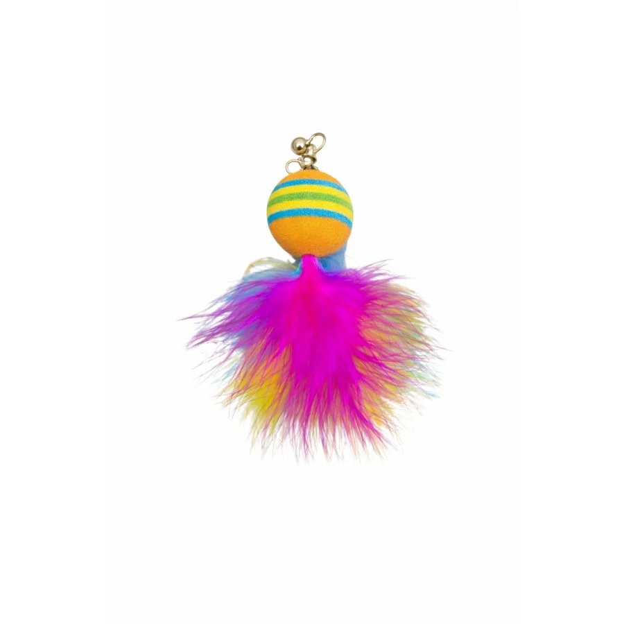 Φωτογραφία προϊόντος: ΠΑΙΧΝΙΔΙ ΓΙΑ ΓΑΤΕΣ FEATHER BALL No3
