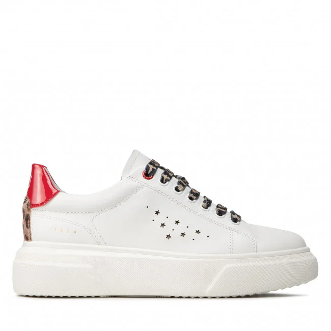 Φωτογραφία προϊόντος: LUMBERJACK LEAH SWD7005-001- O20-M0623 WHITE/RED ΓΥΝΑΙΚΕΙΟ SNEKEARS ΔΕΡΜΑ Λευκό