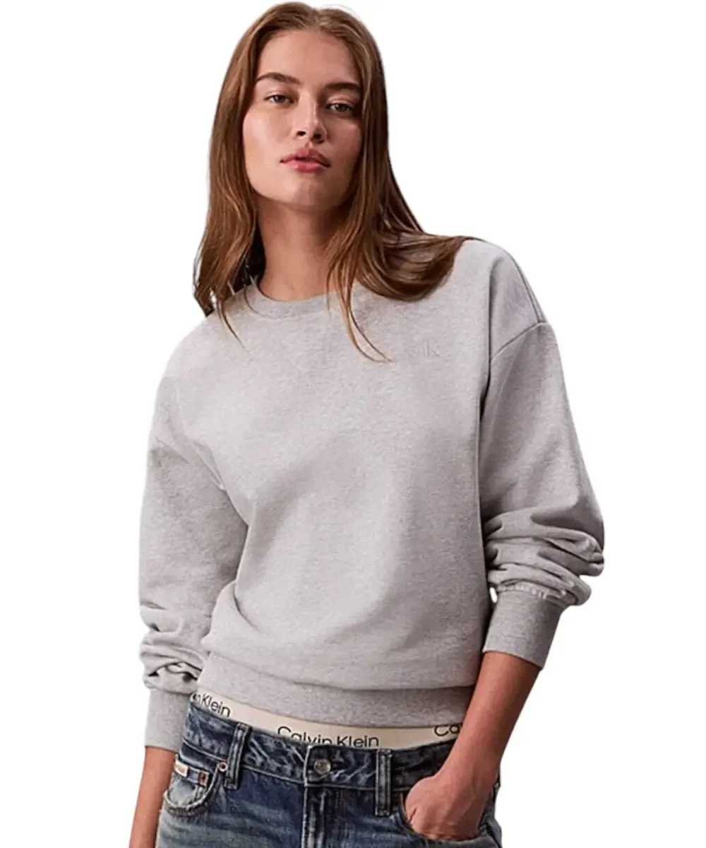 Φωτογραφία προϊόντος: Calvin Klein - Γυναικείο Φούτερ Cotton Terry LV047B236G-P77 Γκρι
