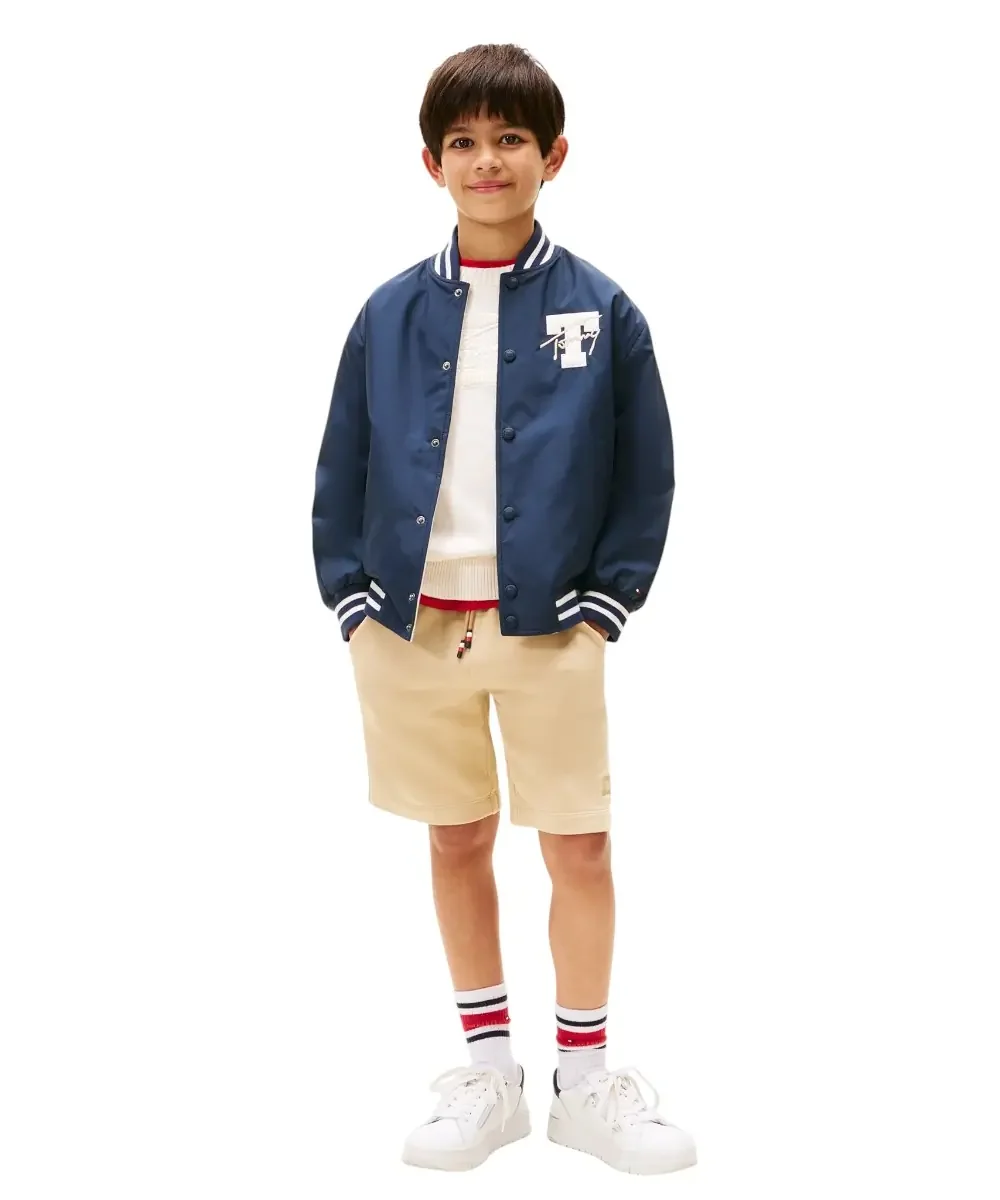 Φωτογραφία προϊόντος: Tommy Hilfiger - Παιδικό Μπουφάν Reversible Back Logo Relaxed Bomber KB0KB09740-C1G Μπλε Σκούρο