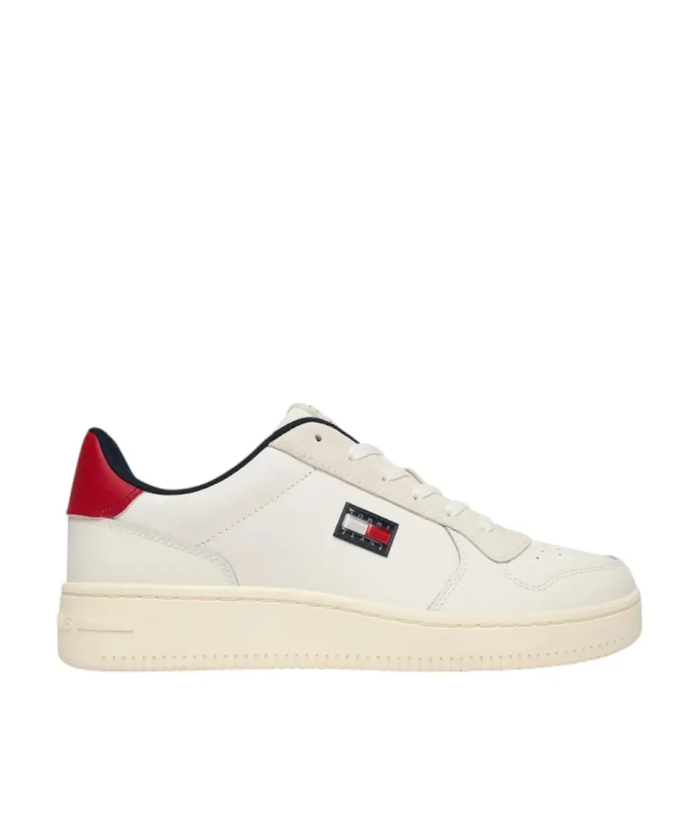 Φωτογραφία προϊόντος: Tommy Hilfiger - Ανδρικά Sneakers Tjm Retro Basket EM0EM01681-YBL Λευκό/Κόκκινο