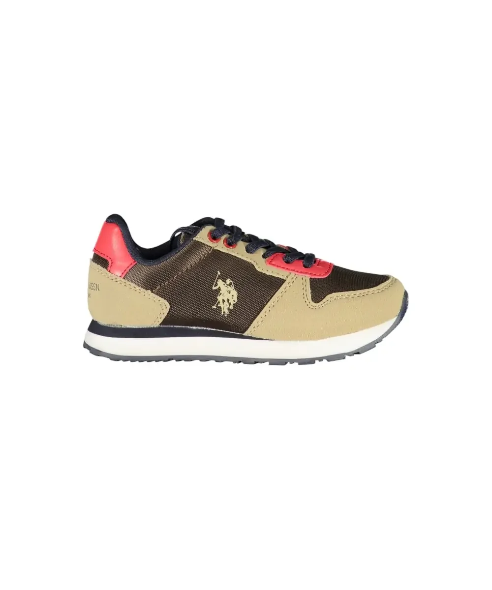 Φωτογραφία προϊόντος: U.S. Polo Assn. - Παιδικά Sneakers Casual NOBIK011/KCNH1-BRWBEI01 Καφέ
