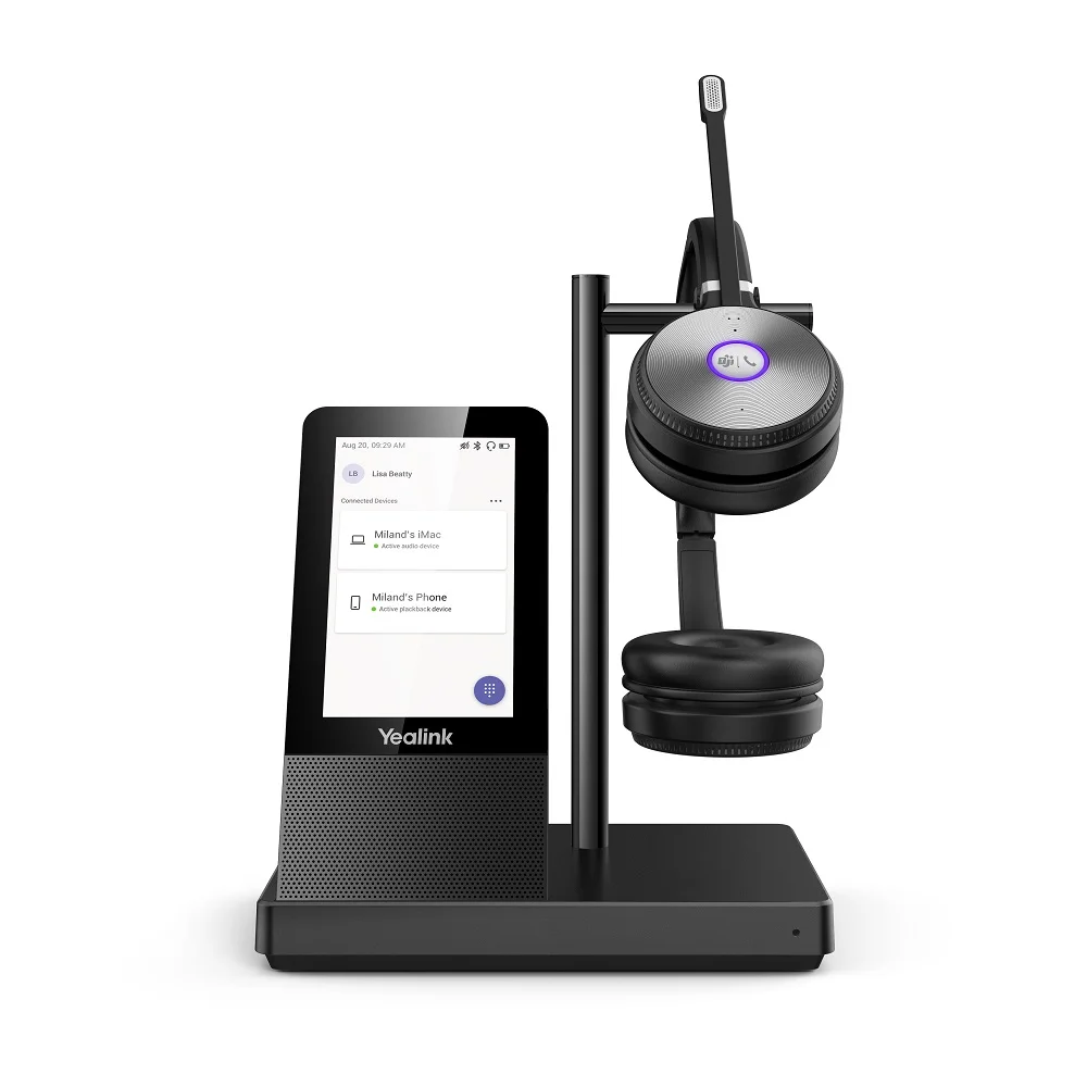 Φωτογραφία προϊόντος: YEALINK WH66 DUAL WORKSTATION DECT WIRELESS HEADSET