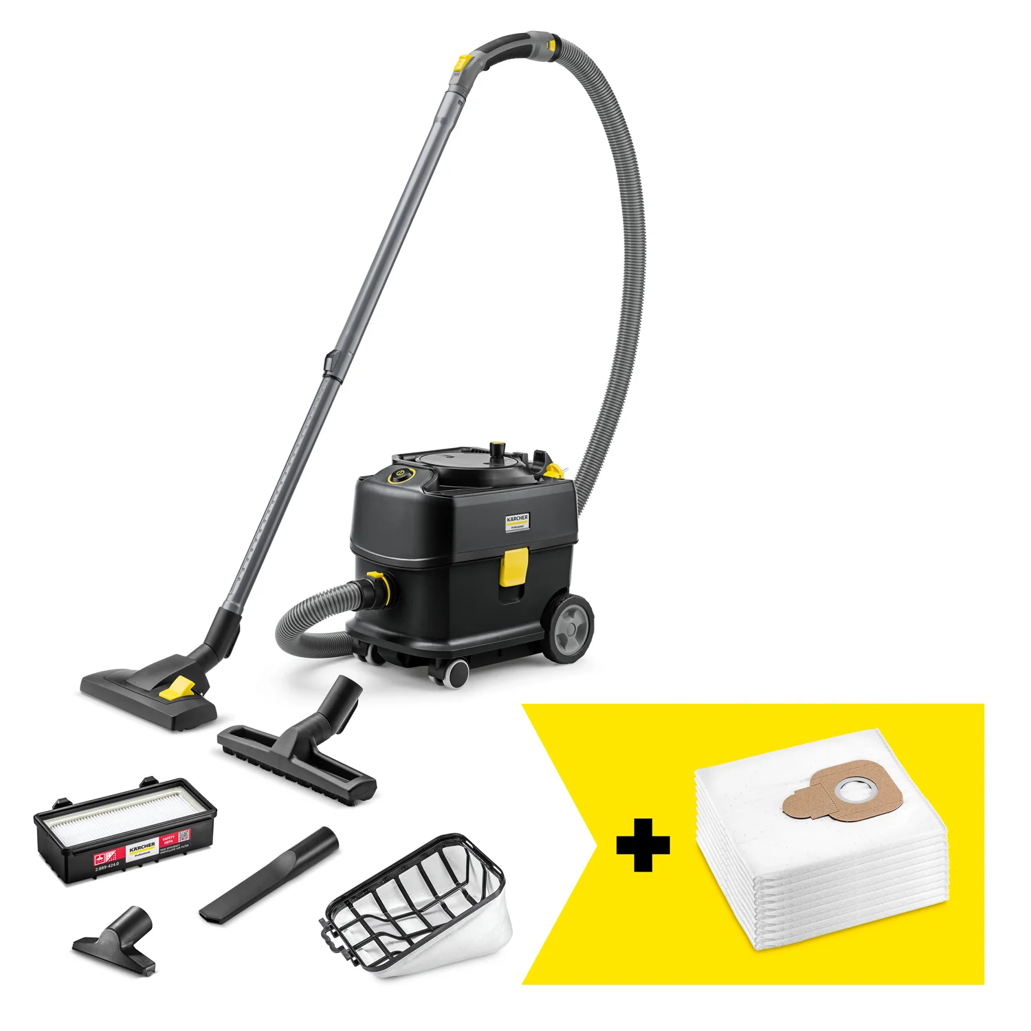 Φωτογραφία προϊόντος: Karcher Kärcher T 10/1 Adv HEPA Go!Further Ηλεκτρική Σκούπα