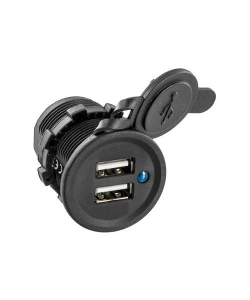 Φωτογραφία προϊόντος: Ampire ZBU032 Διπλός USB-A Φορτιστής Αυτοκινήτου 12V/24V