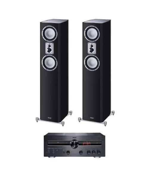 Φωτογραφία προϊόντος: Magnat HiFi Stereo Bundle με MA 900 Stereo HiFi Ενισχυτή και Ηχεία Signature 1105 Black