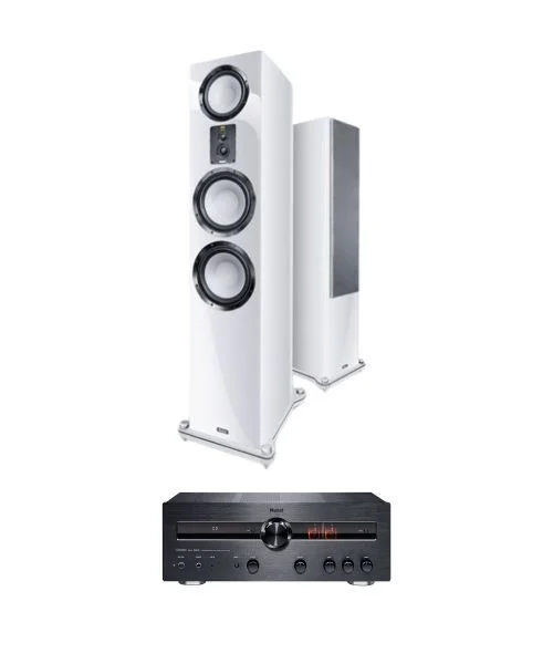 Φωτογραφία προϊόντος: Magnat HiFi Stereo Bundle με MA 900 Stereo HiFi Ενισχυτή και Ηχεία Signature 909 White