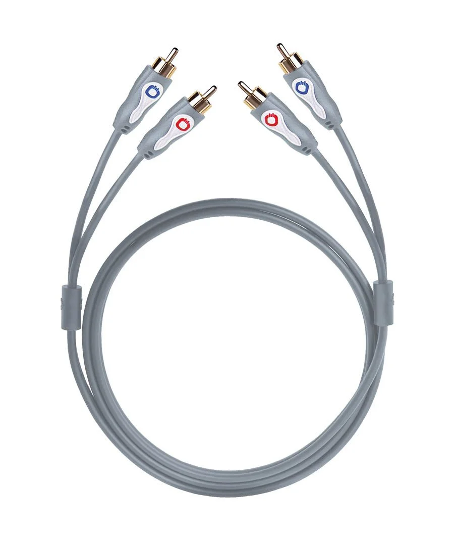 Φωτογραφία προϊόντος: Oehlbach LF audio RCA phono cable 2xRCA - 2xRCA 3m Anthracite (Τεμάχιο)