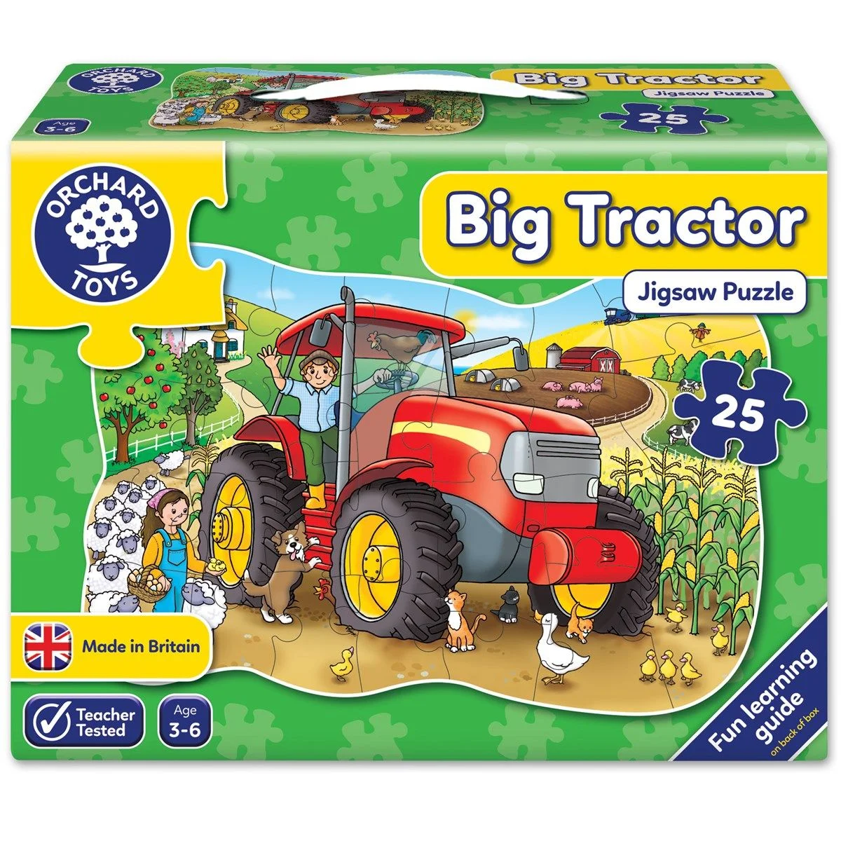 Φωτογραφία προϊόντος: Παζλ 25τμχ Big Tractor (3+ ετών) - Orchard Toys