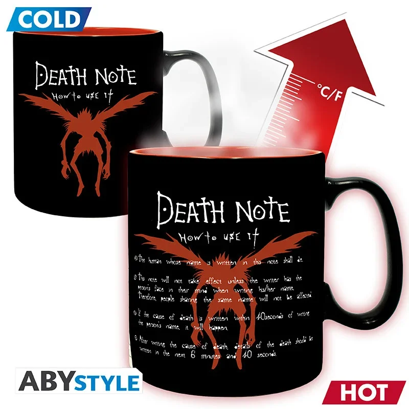 Φωτογραφία προϊόντος: PYRAMID Κούπα DEATH NOTE - L + Light - Mug Heat Change 460ml