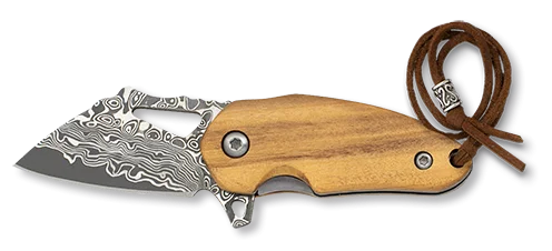 Φωτογραφία προϊόντος: ΣΟΥΓΙΑΣ Albainox Wood/steel Damask 56 layers pocket knife, 25101