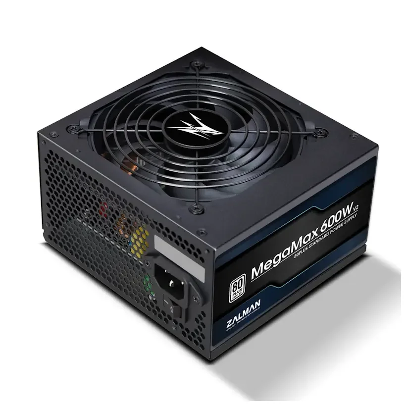 Φωτογραφία προϊόντος: Zalman MegaMax ZM600-TXII 600W Τροφοδοτικό Υπολογιστή Full Wired 80 Plus Standard
