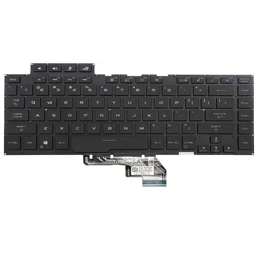 Φωτογραφία προϊόντος: OEM Πληκτρολόγιο Asus ROG Zephyrus GU502 GU502G GU502GU GU502GV (US) ( With RGB Backlight )