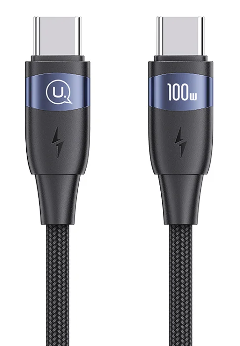 Φωτογραφία προϊόντος: USAMS καλώδιο USB-C σε USB-C US-SJ632, 100W PD, 1.2m, μαύρο