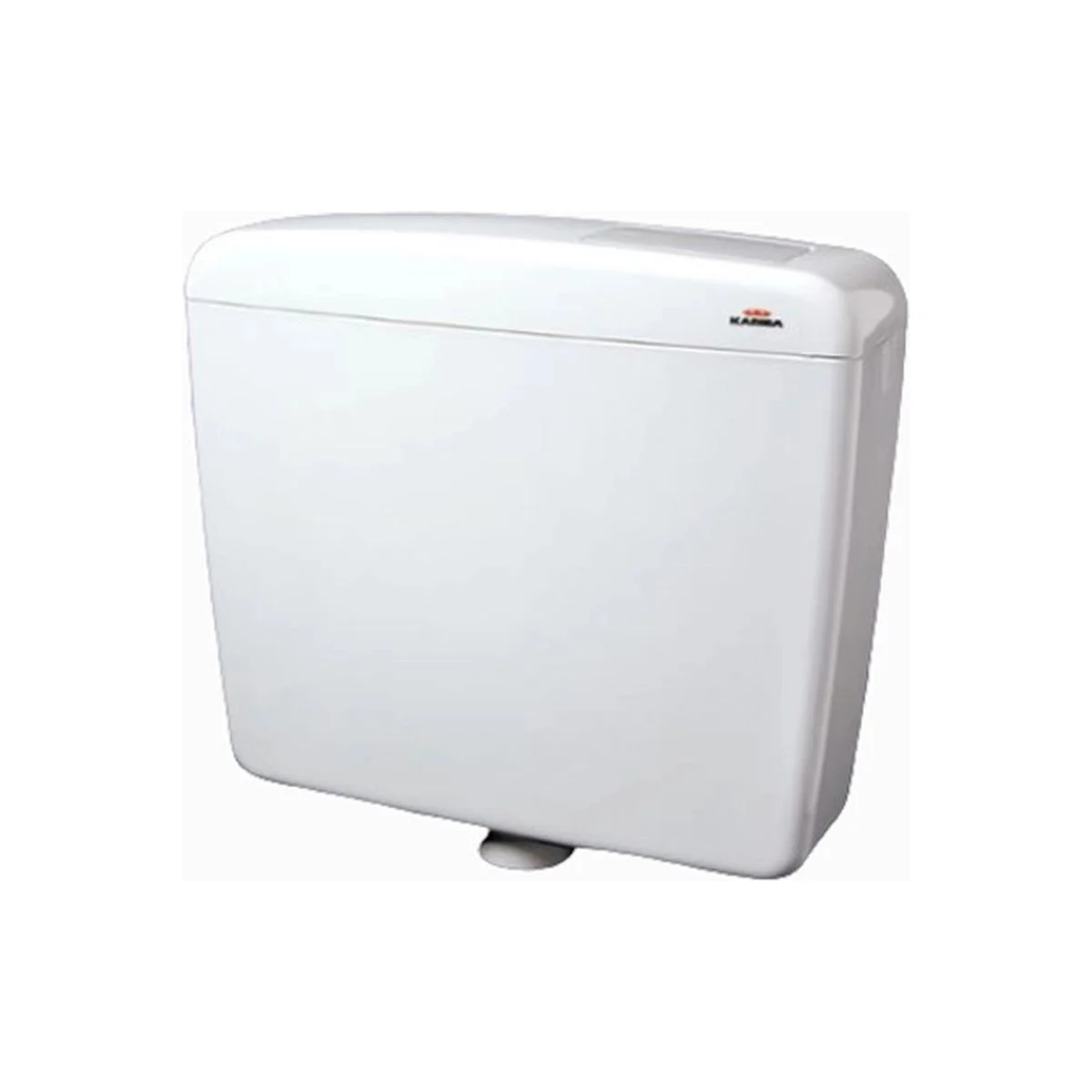 Φωτογραφία προϊόντος: Kariba Super Eco 334316 Επίτοιχο Πλαστικό Καζανάκι Πλάτης Υψηλής Πίεσης Λευκό