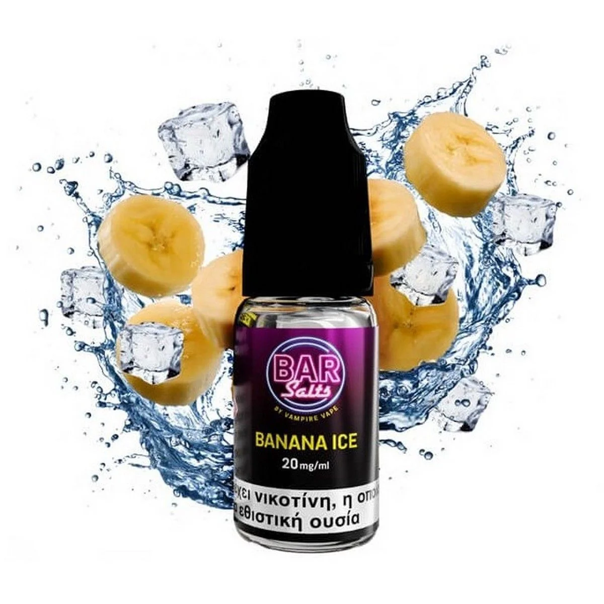 Φωτογραφία προϊόντος: Vampire Vape Bar Salts Banana Ice 20mg 10ml