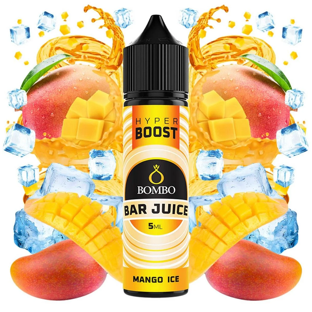 Φωτογραφία προϊόντος: Bombo Bar Juice Hyper Boost Flavor Shot Mango Ice 5ml/60ml