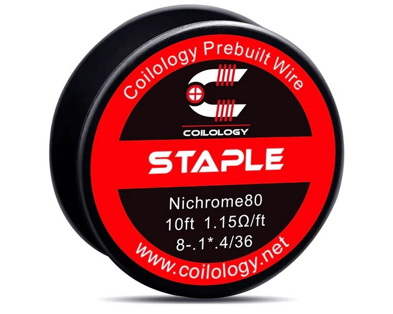Φωτογραφία προϊόντος: Coilology Staple Prebuilt Spool Wire NI80 8-.1*.4/36 | 1.15ohm/ft | 3m