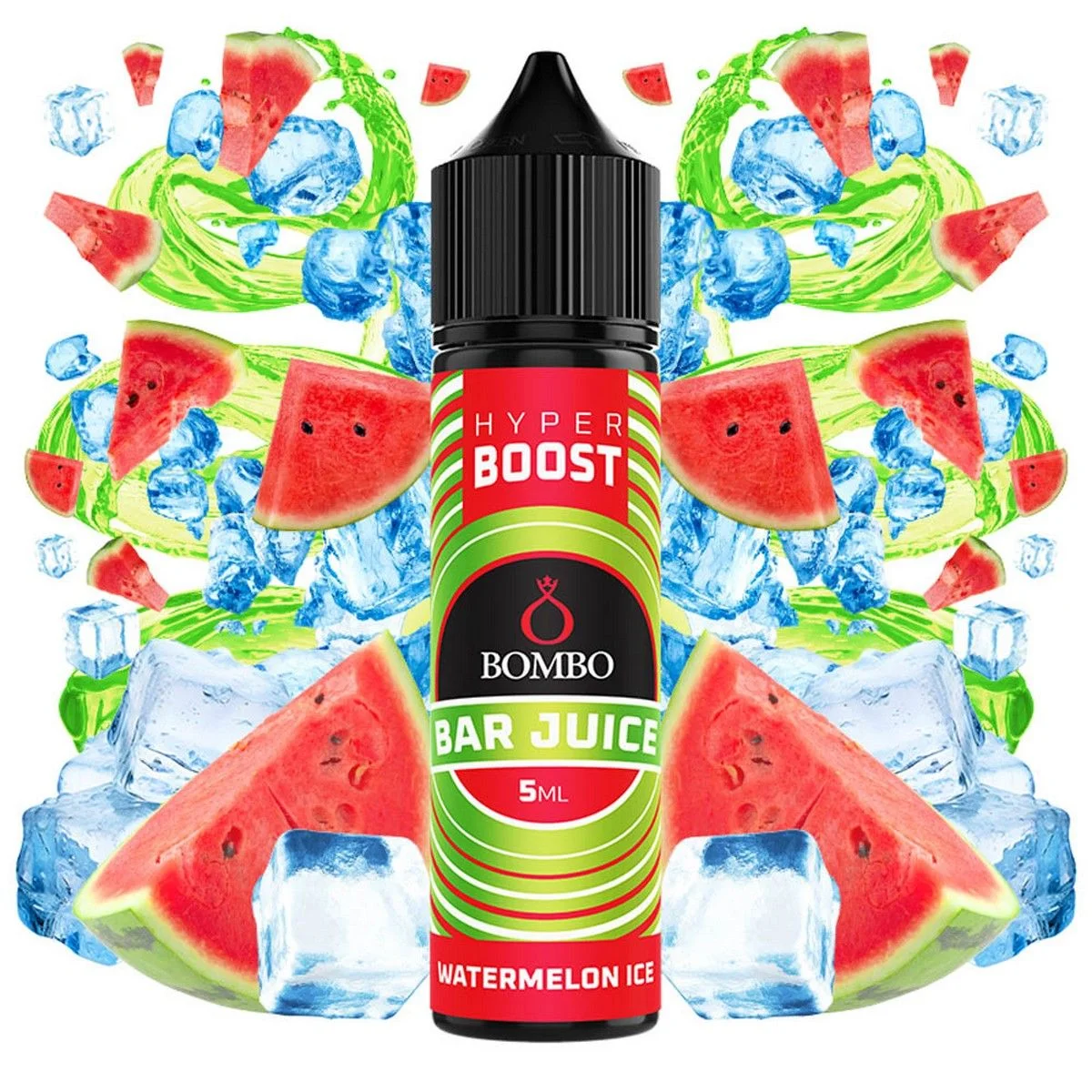 Φωτογραφία προϊόντος: Bombo Bar Juice Hyper Boost Flavor Shot Watermelon Ice 5ml/60ml
