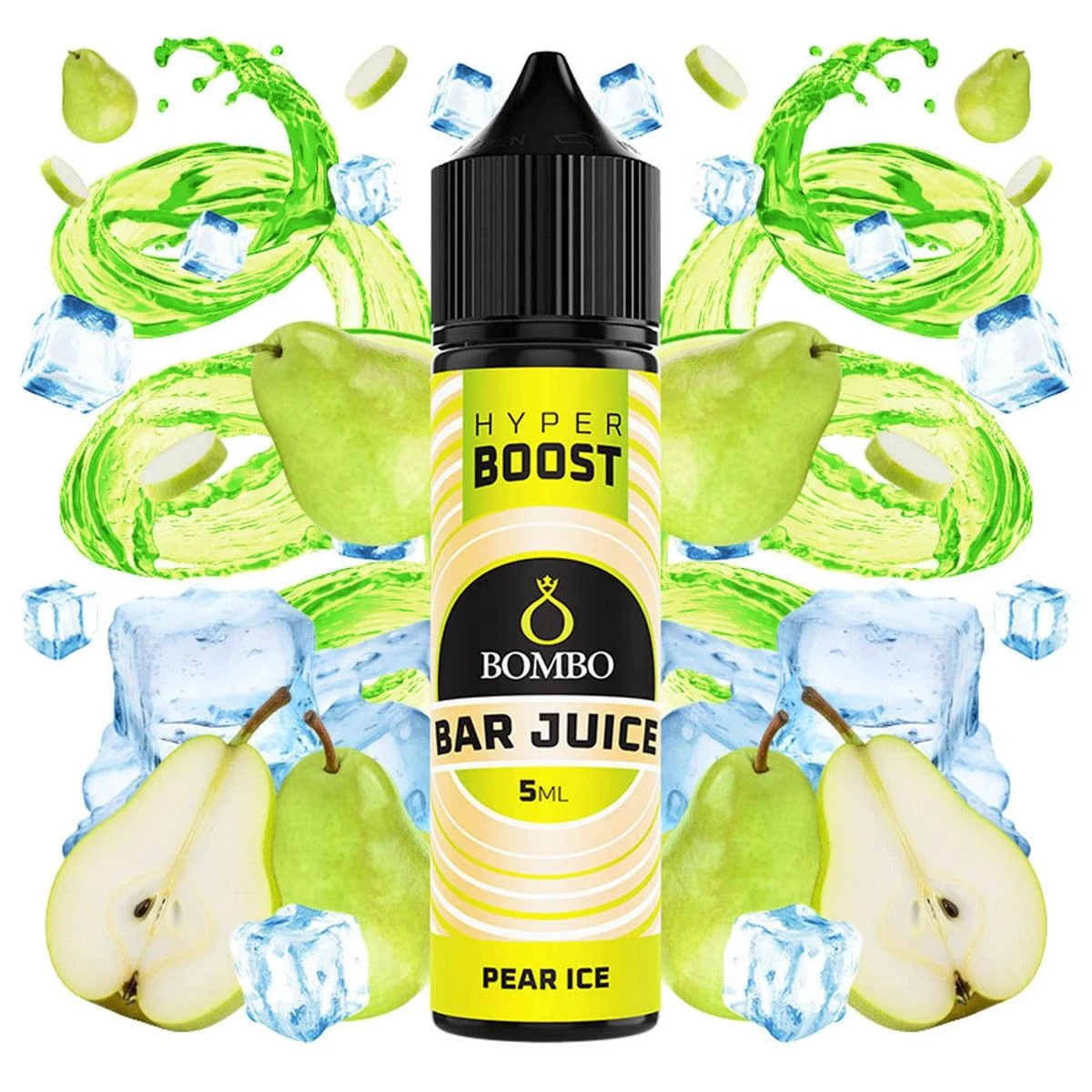 Φωτογραφία προϊόντος: Bombo Bar Juice Hyper Boost Flavor Shot Pear Ice 5ml/60ml