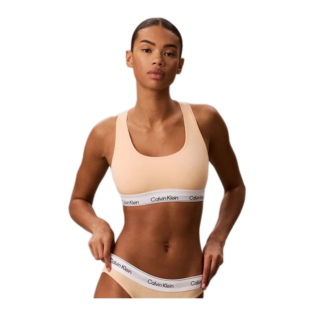 Φωτογραφία προϊόντος: Calvin Klein Γυναικείο Μπουστάκι Unlined Icon Cotton Modal, Χρώμα Peach Bliss