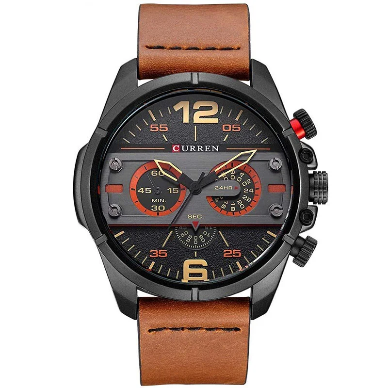 Φωτογραφία προϊόντος: Ανδρικό Ρολόι Curren 8259 Brown-Black