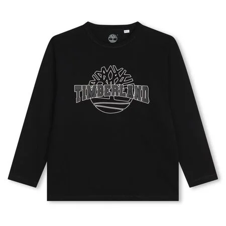 Φωτογραφία προϊόντος: Μπλούζα παιδική Timberland Logo Long Sleeve Black Tree