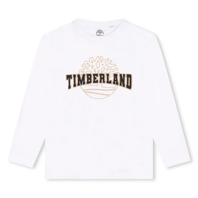 Φωτογραφία προϊόντος: Μπλούζα παιδική Timberland Logo Long Sleeve White Tree