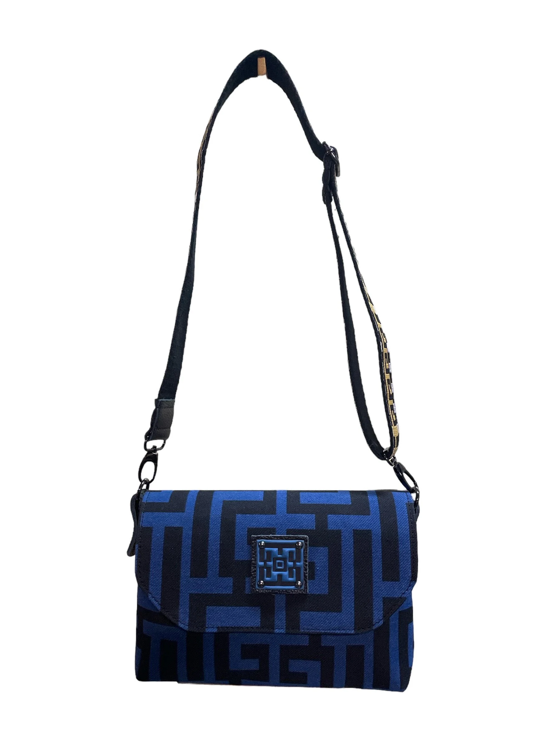 Φωτογραφία προϊόντος: Midneto Aphrodite Blue Black Labyrinth Bag